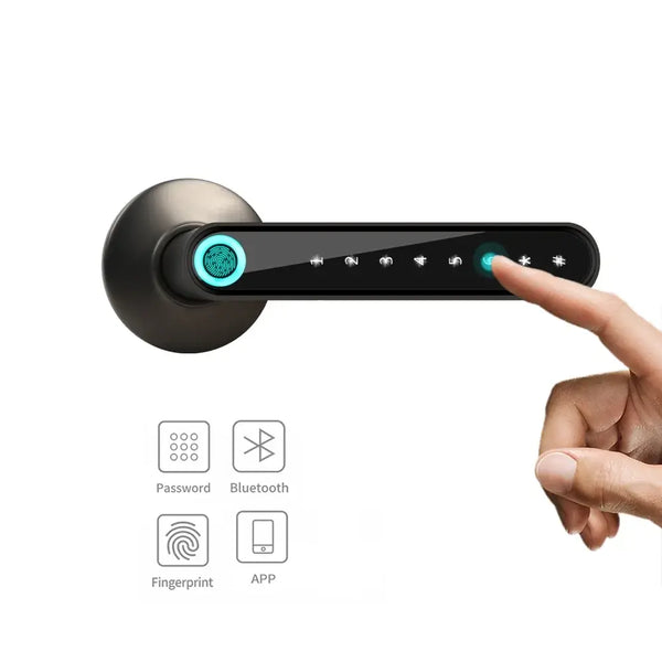 Quickey™ Smart Lock with touchscreen, enhancing home security and convenience with keyless entry and smart protection features.